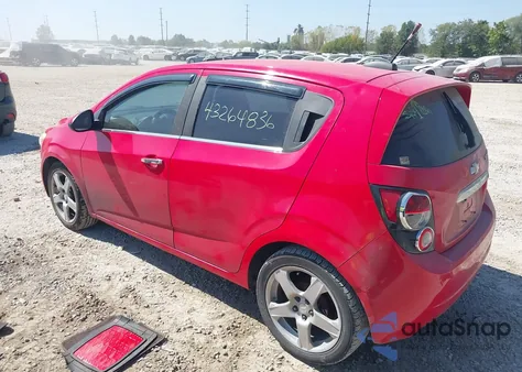 2015 Chevrolet Sonic Ltz Auto из США, поврежденный, VIN 1G1JE6SBXF4103136